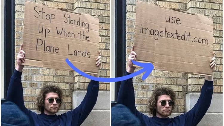 how to change text in image with same font